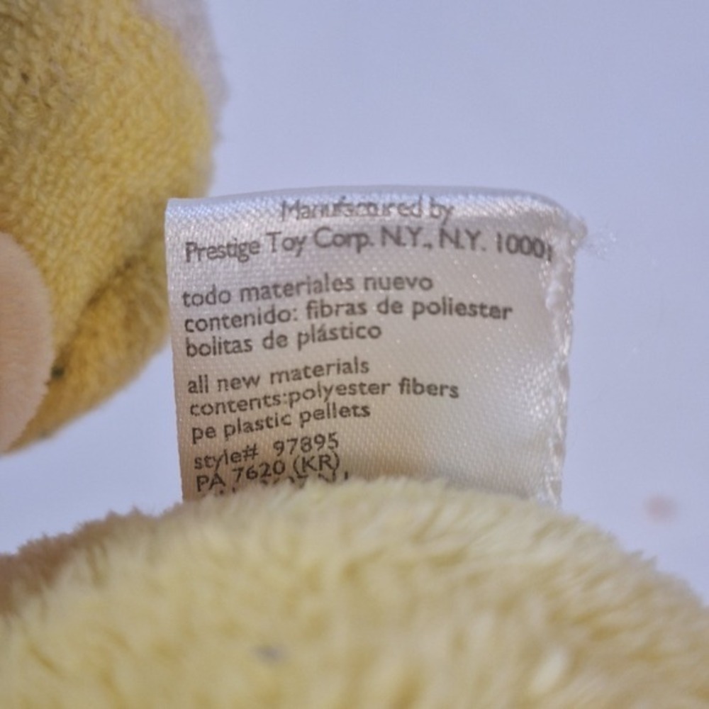 Carter's Just One Year Plush Baby Toy Baby Cuddles Duck in Robe & Slippers - Picture 9 of 9